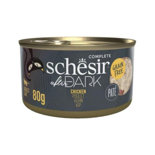 Schesir Cat After Dark Pate με κοτόπουλο 12x80gr