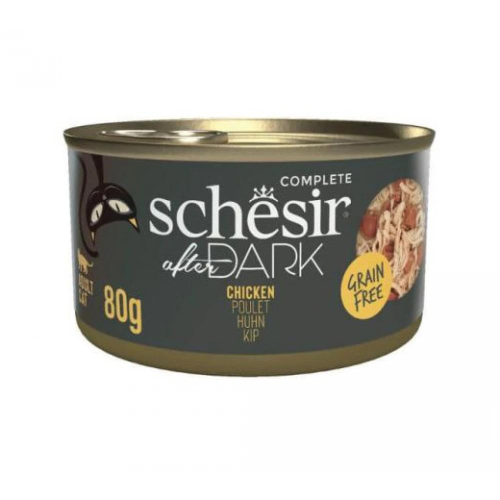 Schesir Cat After Dark Wholefood κοτόπουλο 12x80gr