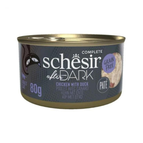 Schesir Cat After Dark Pate κοτόπουλο με πάπια 12x80gr