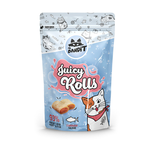 MR.BANDIT CAT Juicy rolls salmon 40 gr