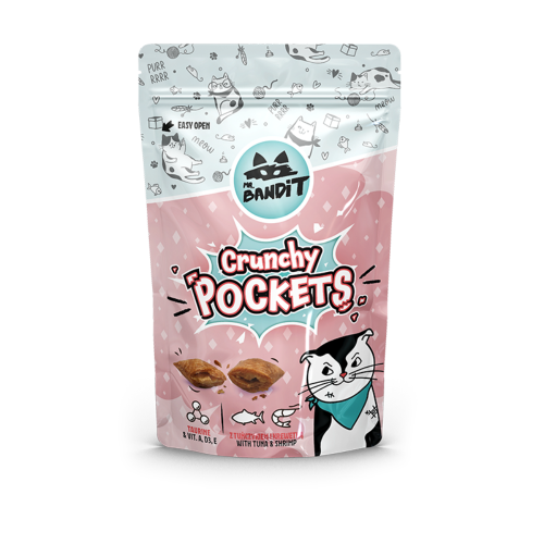 MR.BANDIT CAT Crunchy pockets tuna & shrimp 40 gr