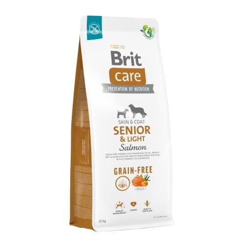 Brit Care GRAIN FREE SENIOR & LIGHT SALMON 12kg