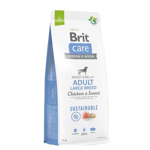 Brit Care SUSTAINABLE ADULT LARGE CHICKEN & INSECT 12kg