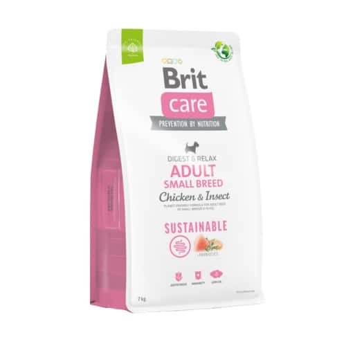 Brit Care SUSTAINABLE ADULT SMALL CHICKEN & INSECT 7.5kg