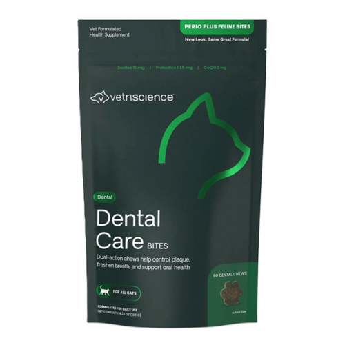 VetriScience Dental Care Bites for Cats (Perio Plus Feline)