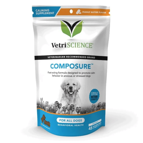 VetriScience Composure dog flavor Peanut butter 45 λιχουδιές