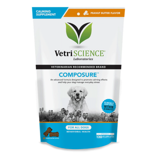 VetriScience Composure dog flavor Peanut butter 120 λιχουδιές