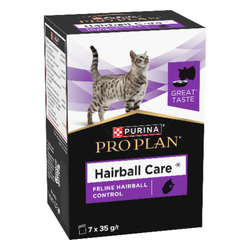 Pro Plan Hairball Care Feline Διατροφικό συμπλήρωμα 7x35g
