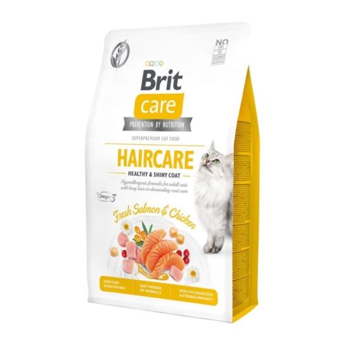 Brit Care Cat Haircare with Raw Delights Salmon & Turkey 2kg