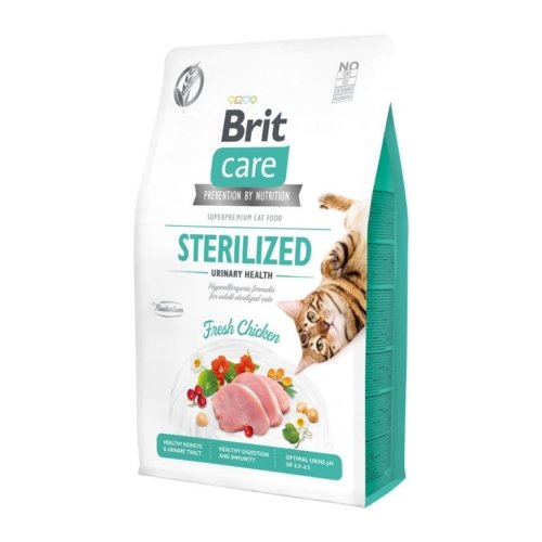 Brit Care Cat Sterilised with Raw Delights Chicken 2kg