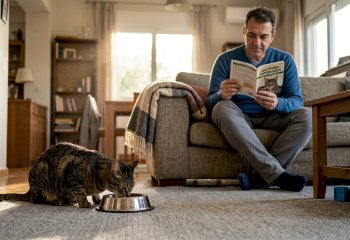 1776345444337_Cat-eating-special-food-in-home-living-room